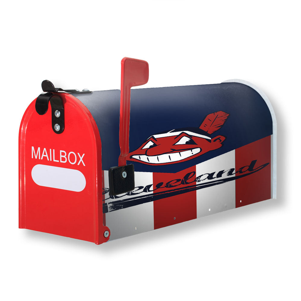 Cleveland Indians Flag Magnetic Mailbox Cover - 18.0" x 21.0"