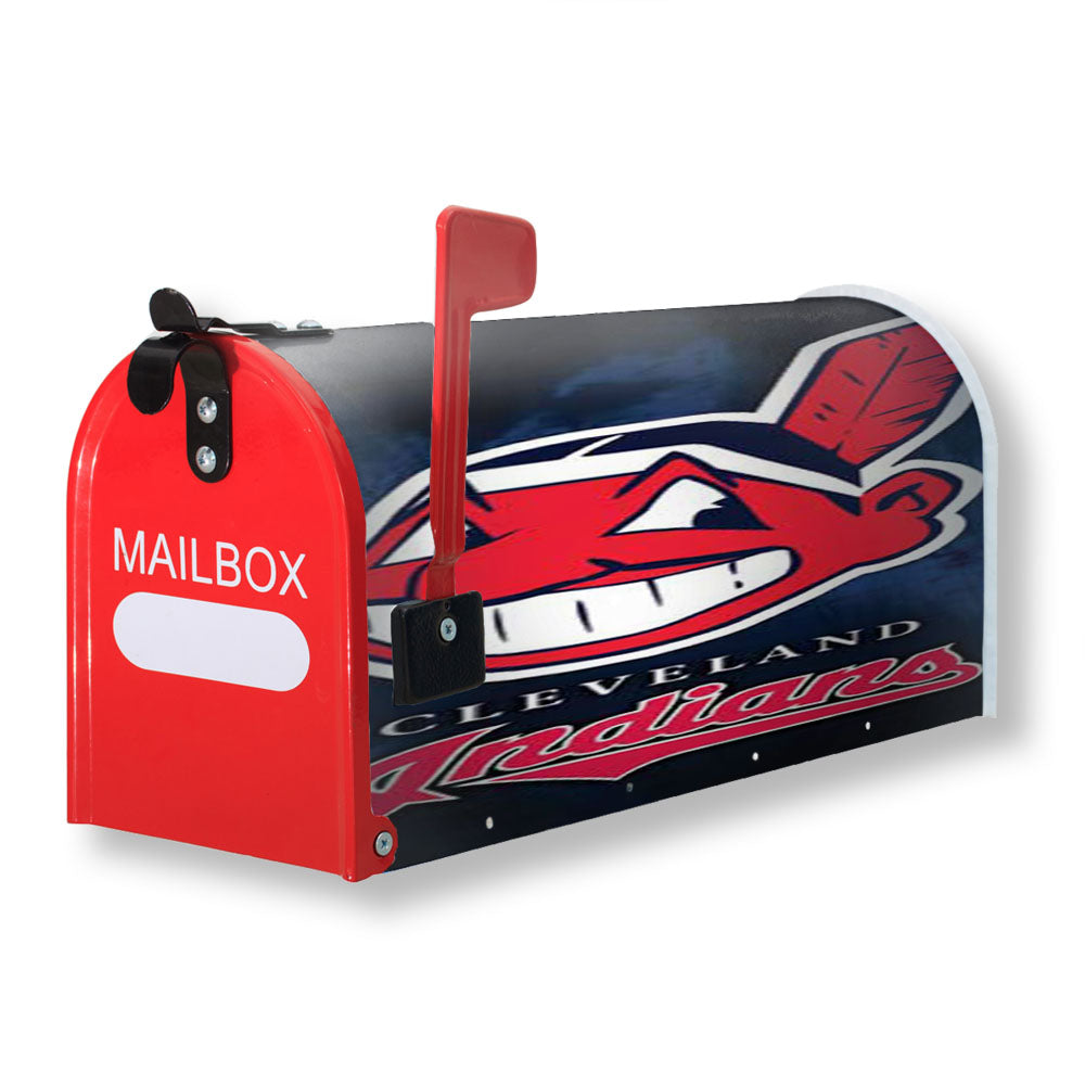 Cleveland Indians Logo Blue Fade Magnetic Mailbox Cover - 18.0" x 21.0"