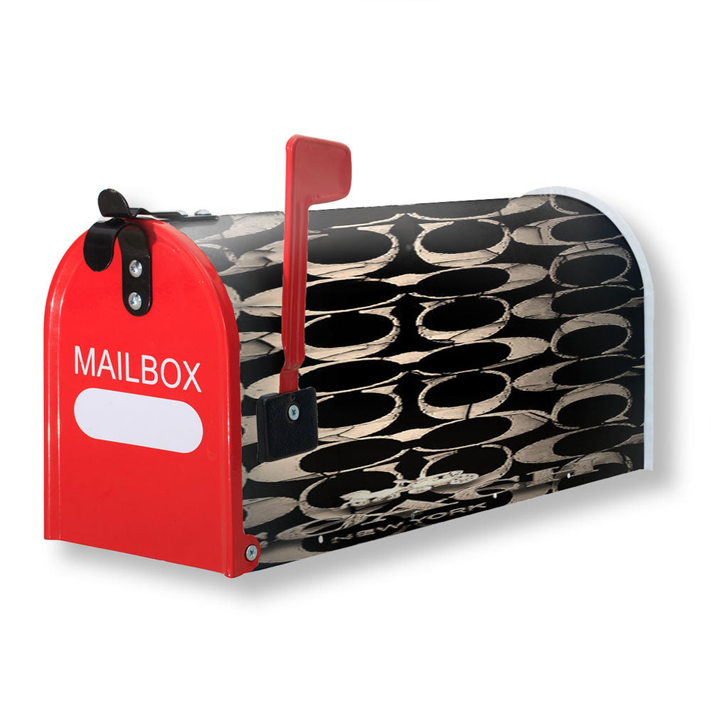 Coach Black New 889 Magnetic Mailbox Cover - 18.0" x 21.0"