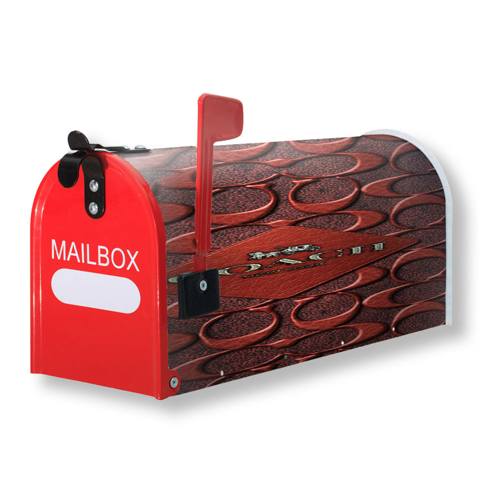 Coach New York Brown Magnetic Mailbox Cover - 18.0" x 21.0"