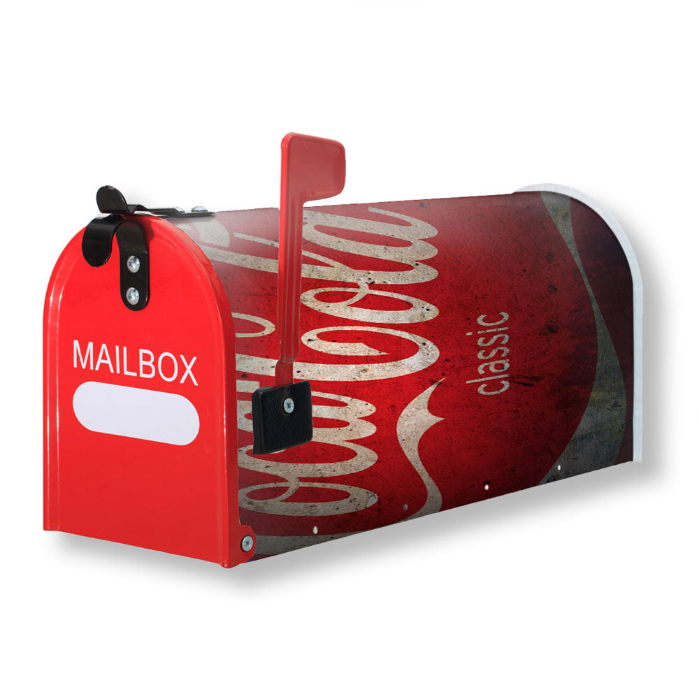 Coca Cola Classic Vintage Logo Red Magnetic Mailbox Cover - 18.0" x 21.0"
