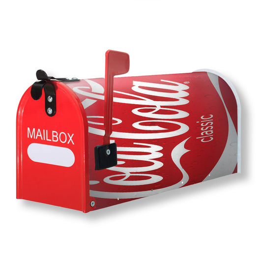 Coca Cola Red Can Magnetic Mailbox Cover 18" x 21" Outdoor Decor