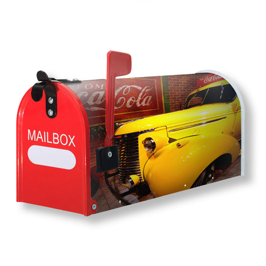 Coca Cola Truck Magnetic Mailbox Cover 18" x 21" Outdoor Decor