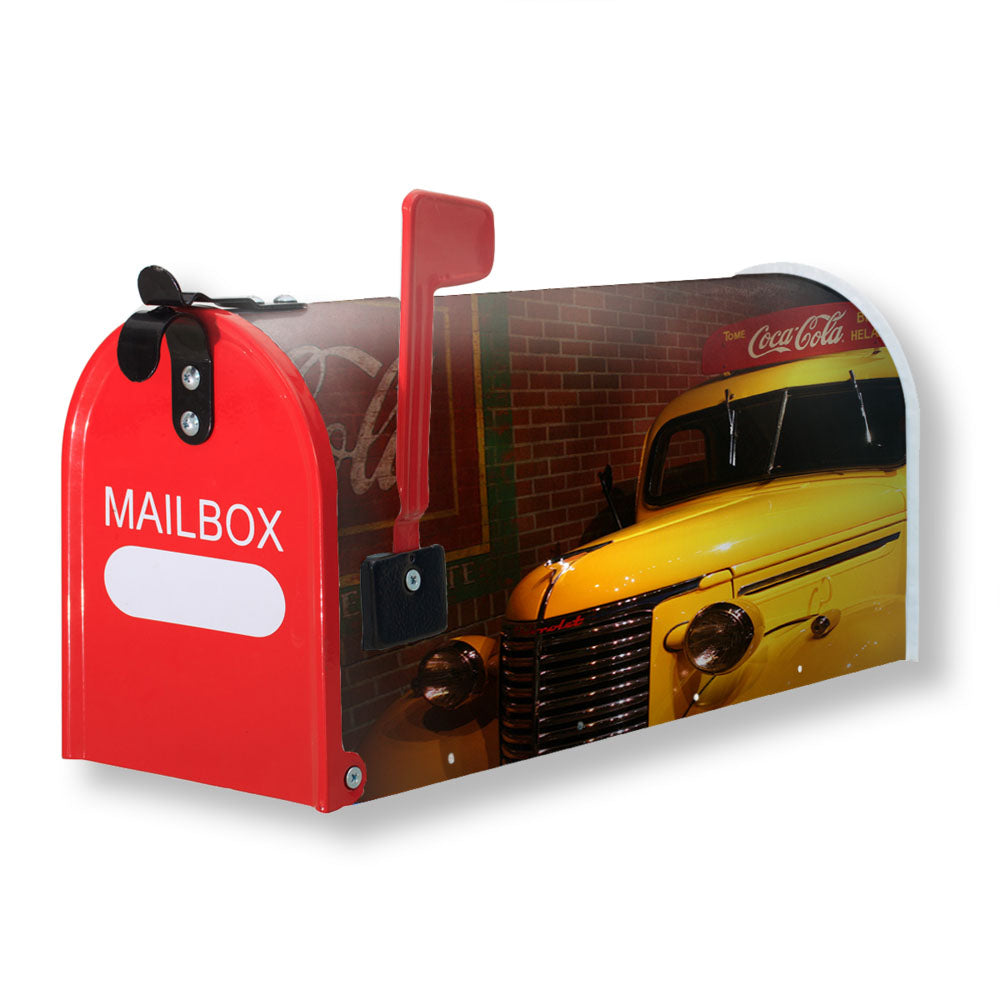 Coca Cola Truck Design Magnetic Mailbox Cover - 18.0" x 21.0"