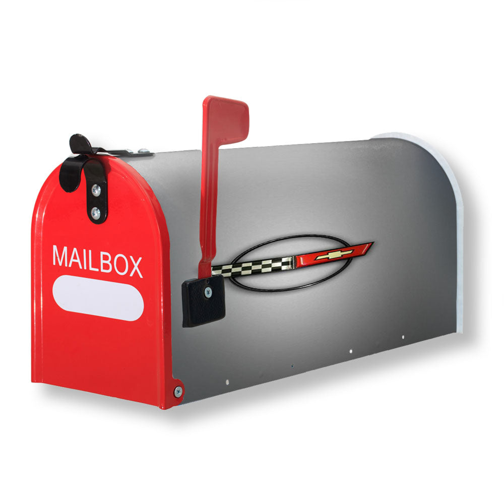 Corvette C4 Flag Magnetic Mailbox Cover - 18.0" x 21.0"