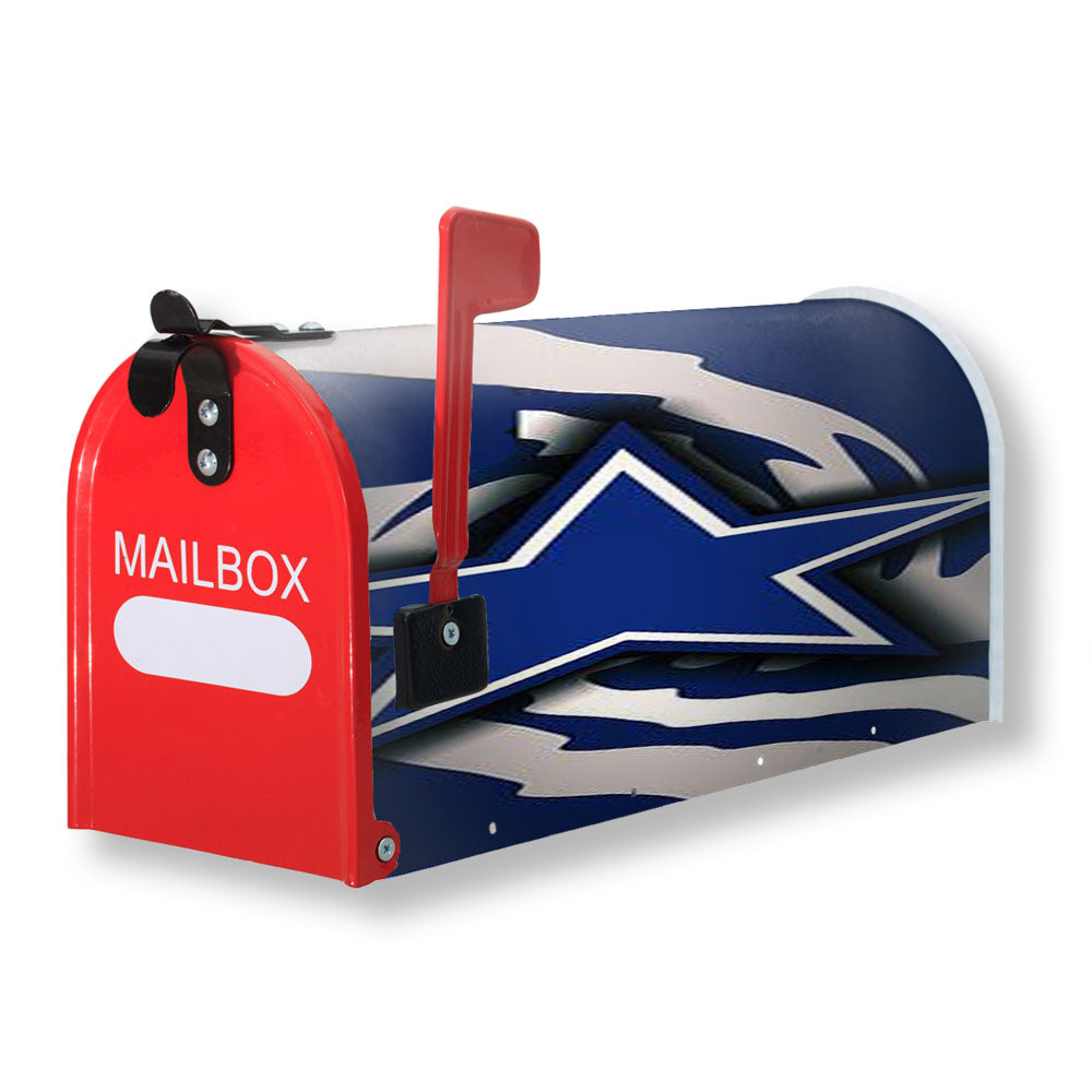 Dallas Cowboys Blue 1 Magnetic Mailbox Cover - 18.0" x 21.0"