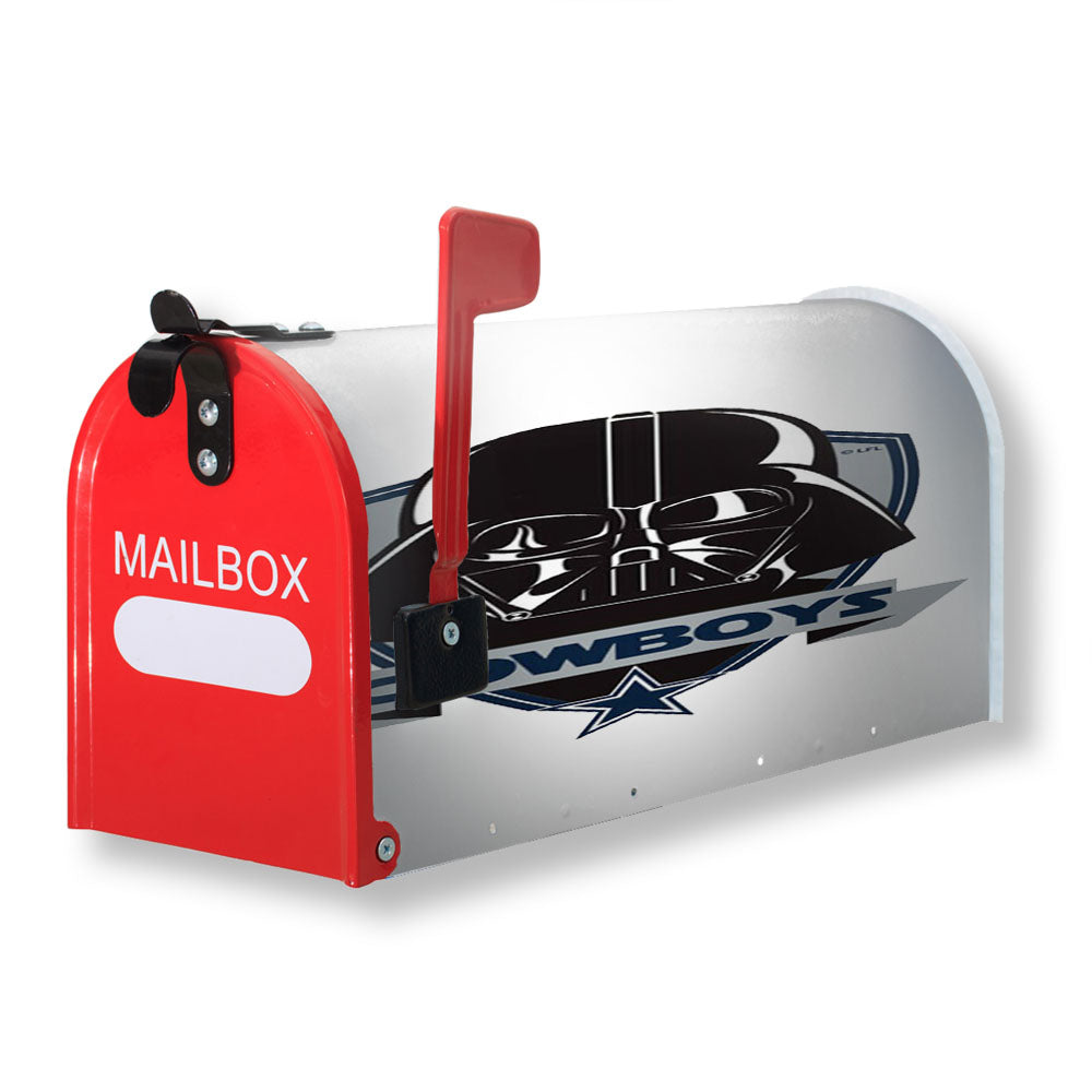 Dallas Cowboys Nfl Star Wars Darth Vader Magnetic Mailbox Cover - 18.0" x 21.0"