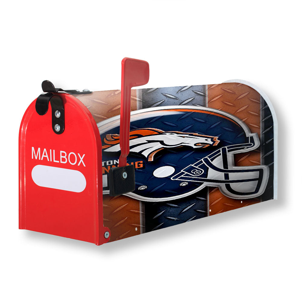 Denver Broncos Football Team Peyton Manning 18 Magnetic Mailbox Cover - 18.0" x 21.0"