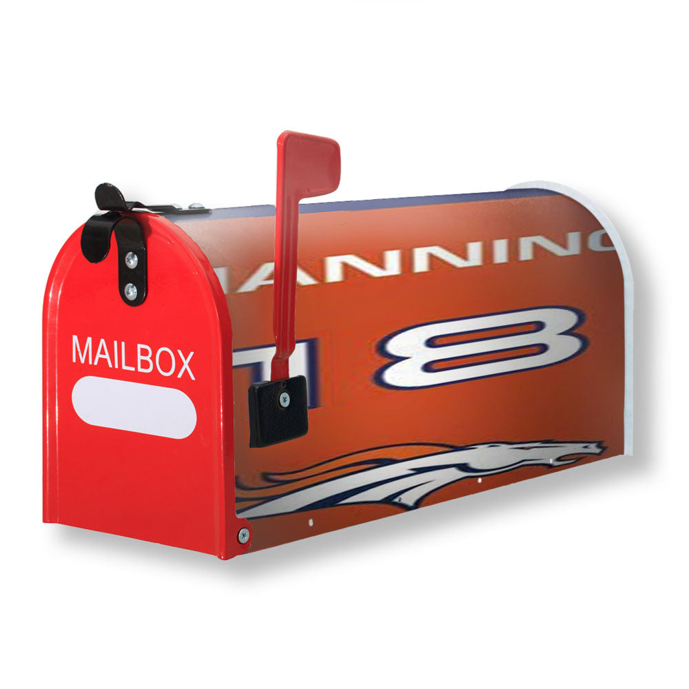 Denver Broncos Manning Jersey Magnetic Mailbox Cover - 18.0" x 21.0"