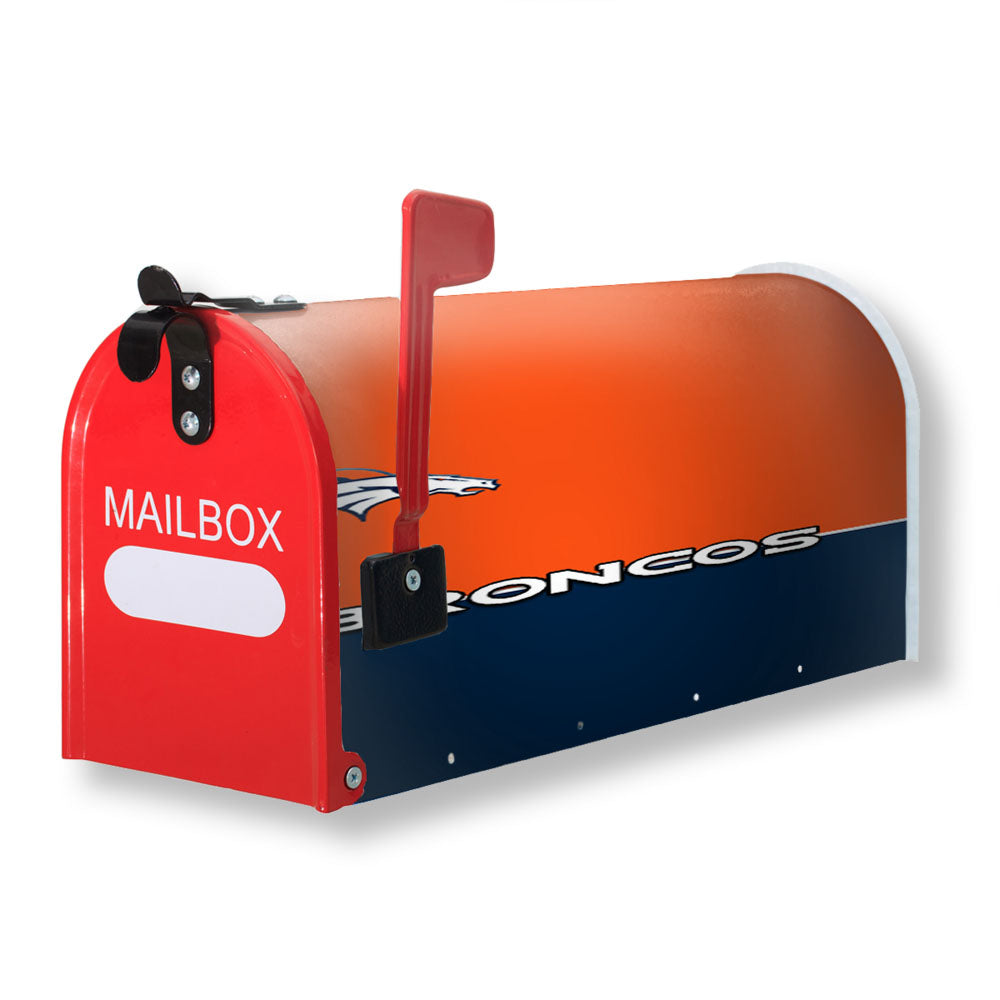 Denver Broncos Minimalist Magnetic Mailbox Cover - 18.0" x 21.0"