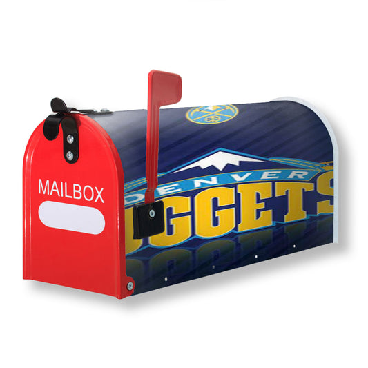 Denver Nuggets Basketball Team Magnetic Mailbox Cover 18" x 21" Outdoor Decor