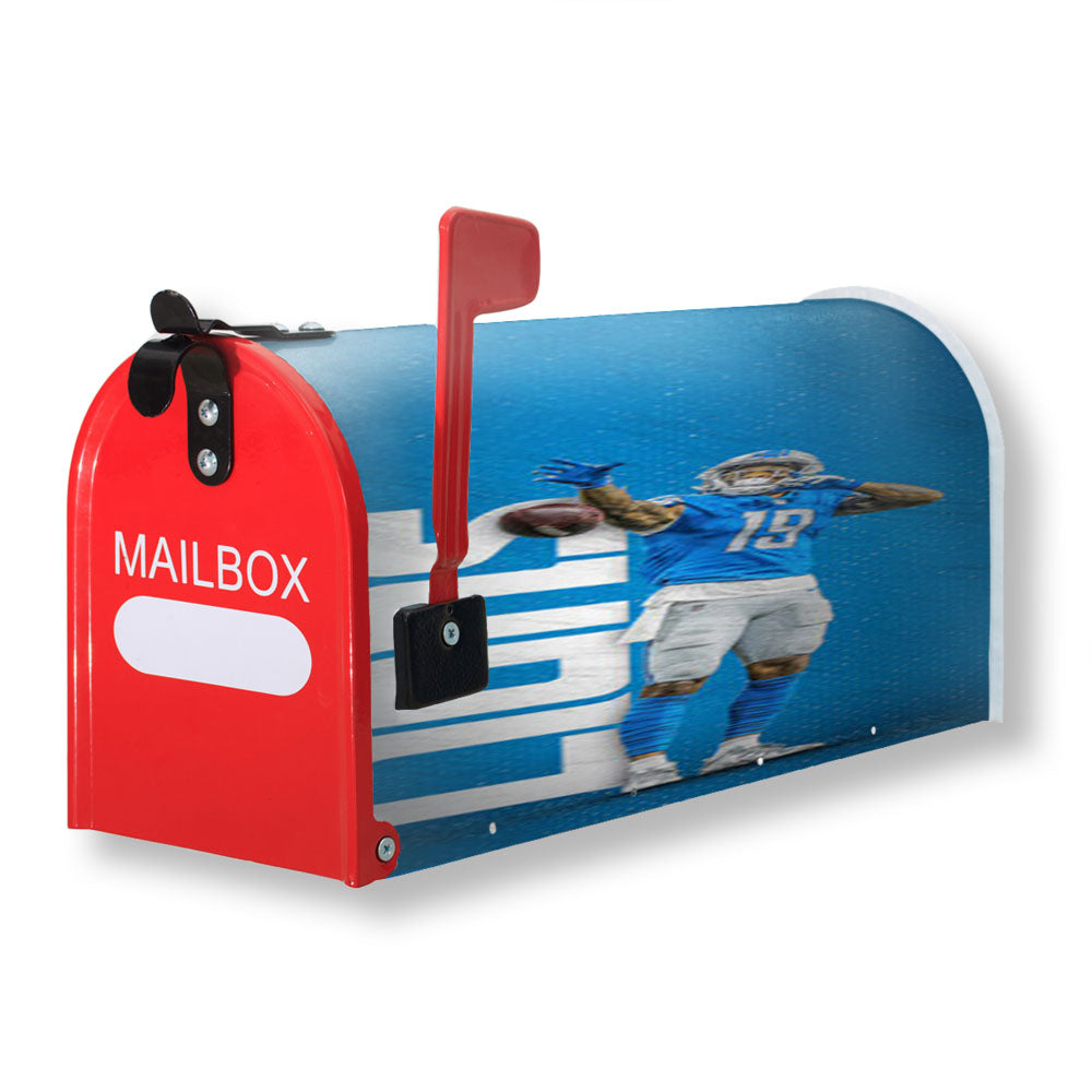 Detroit Lions Nfl Magnetic Mailbox Cover - 18.0" x 21.0"
