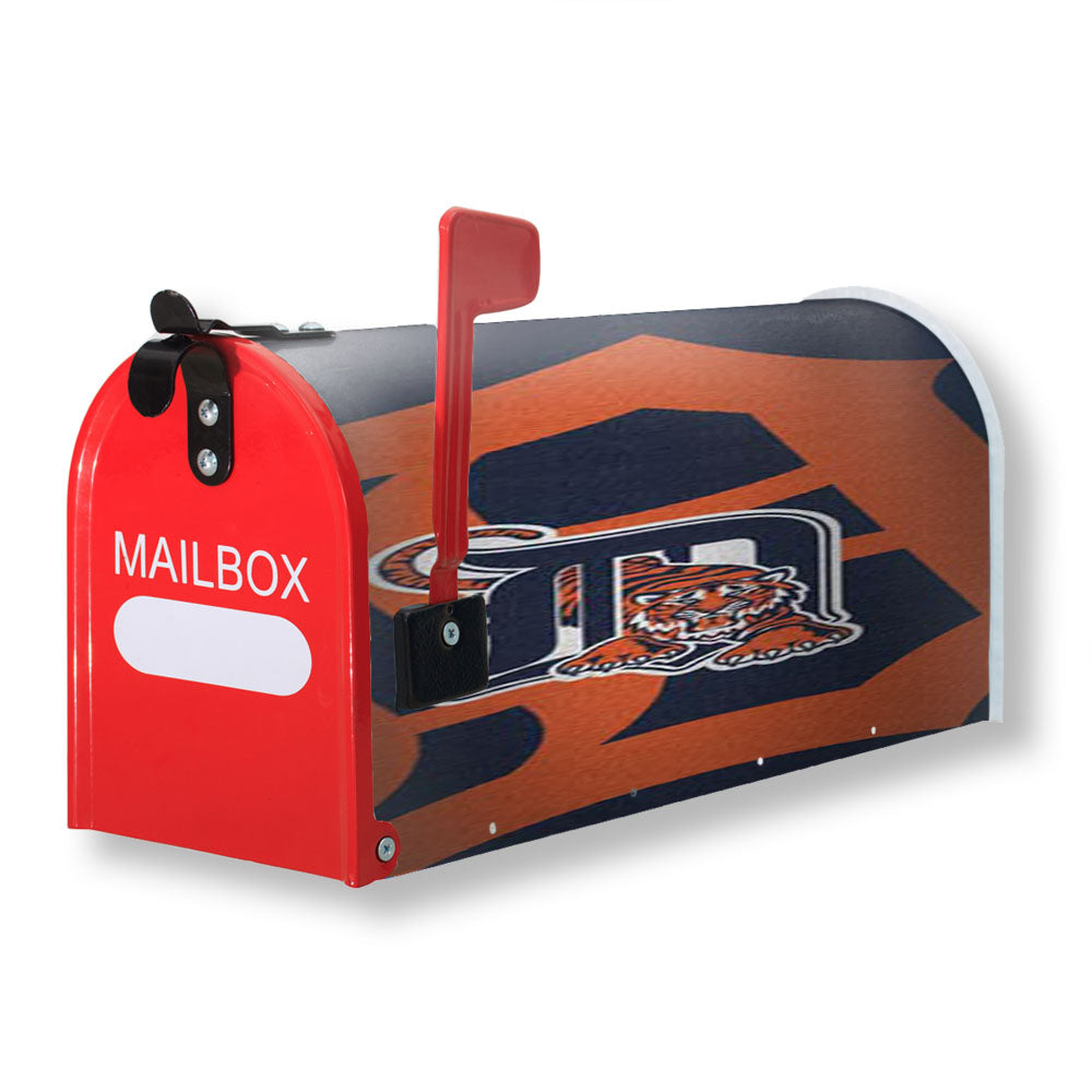 Detroit Tigers Grainy Logos Magnetic Mailbox Cover - 18.0" x 21.0"