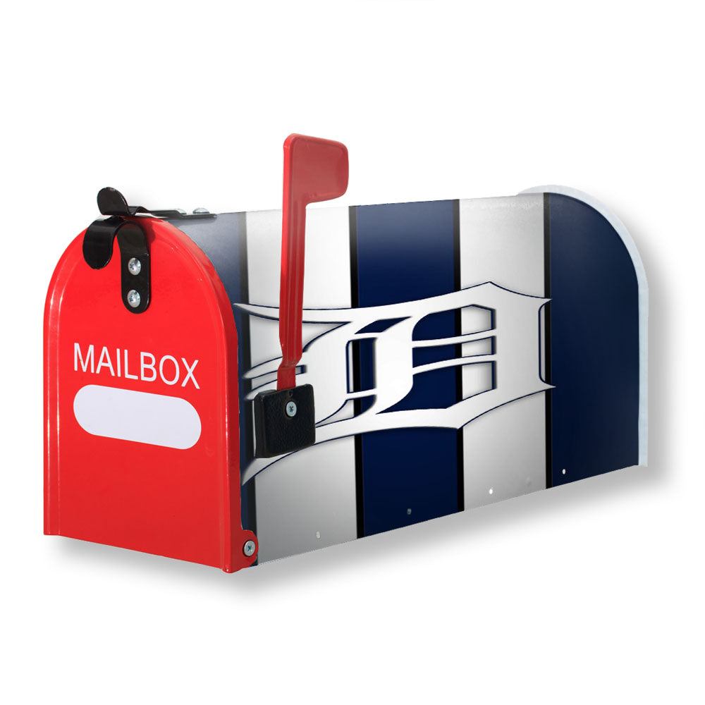 Detroit Tigers Stripe Logo Magnetic Mailbox Cover - 18.0" x 21.0"