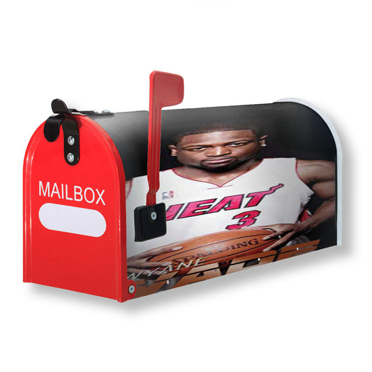 Dwyane Wade Basketball Magnetic Mailbox Cover 18" x 21" Outdoor Decor
