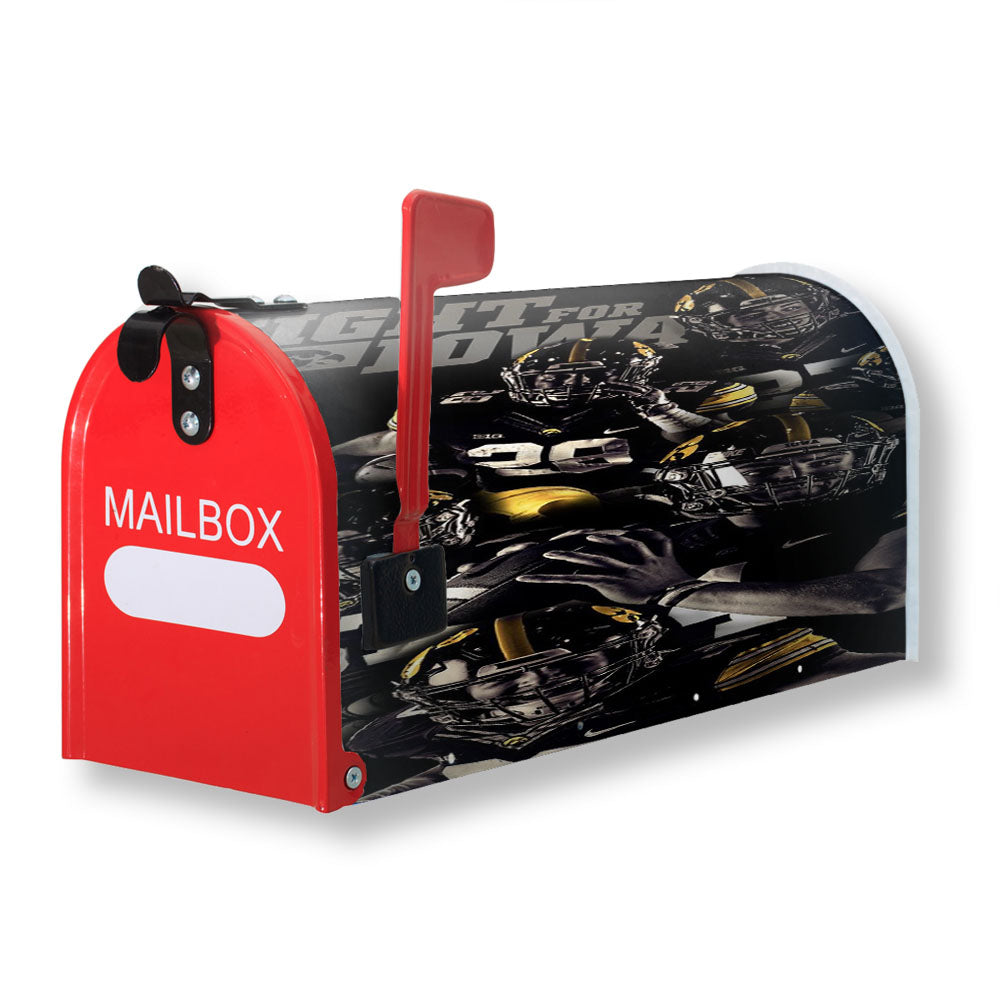 Fight For Iowa Hawkeyes Art Magnetic Mailbox Cover - 18.0" x 21.0"