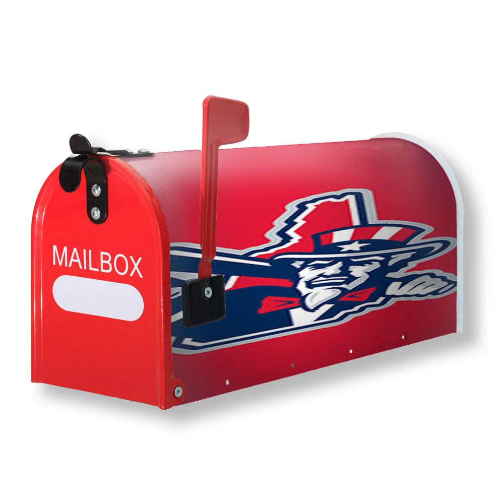 Fisher Cats Unclesam Baseball Logo Red Magnetic Mailbox Cover - 18.0" x 21.0"