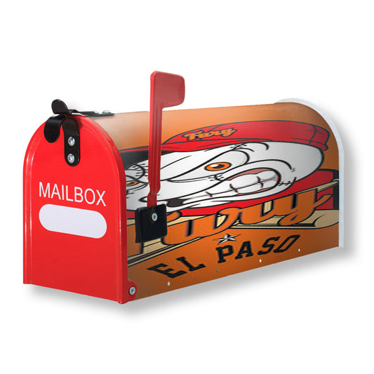 Fury El Paso Baseball Logo Gold Magnetic Mailbox Cover 18" x 21" Outdoor Decor