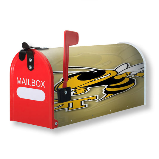 Georgia Tech Yellow Jackets 1 Magnetic Mailbox Cover 18" x 21" Outdoor Decor