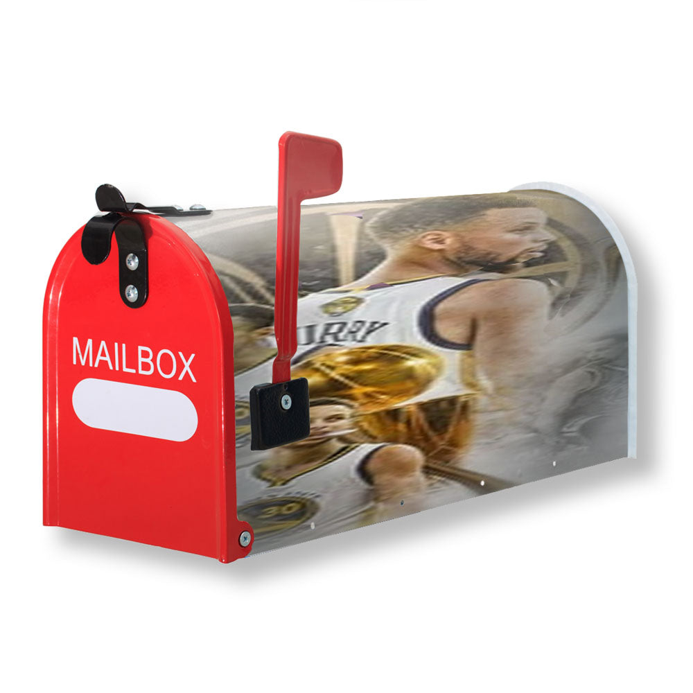 Golden State Warriors Curry Collages Magnetic Mailbox Cover - 18.0" x 21.0"