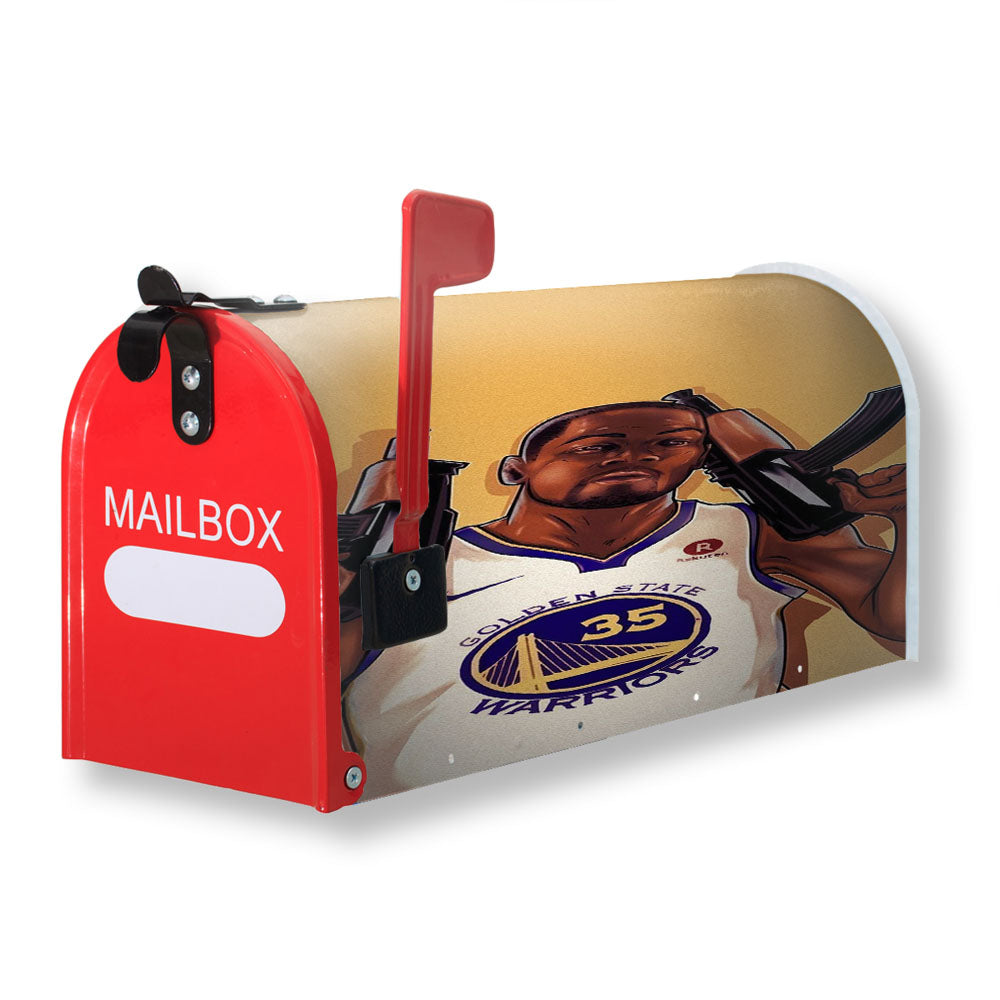 Golden State Warriors Jersey Magnetic Mailbox Cover - 18.0" x 21.0"