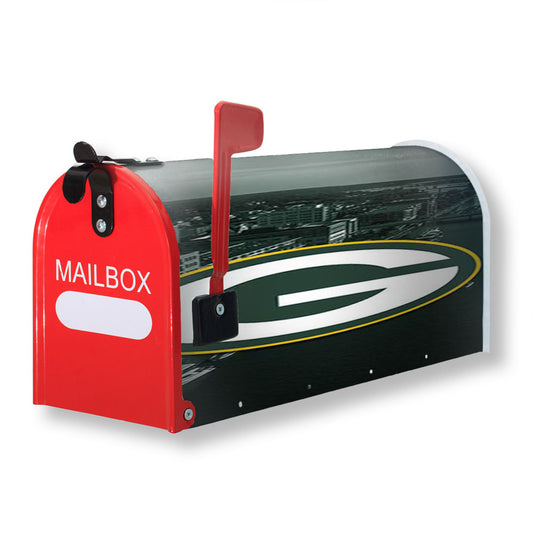 Green Bay Packers Emblem Magnetic Mailbox Cover 18" x 21" Outdoor Decor