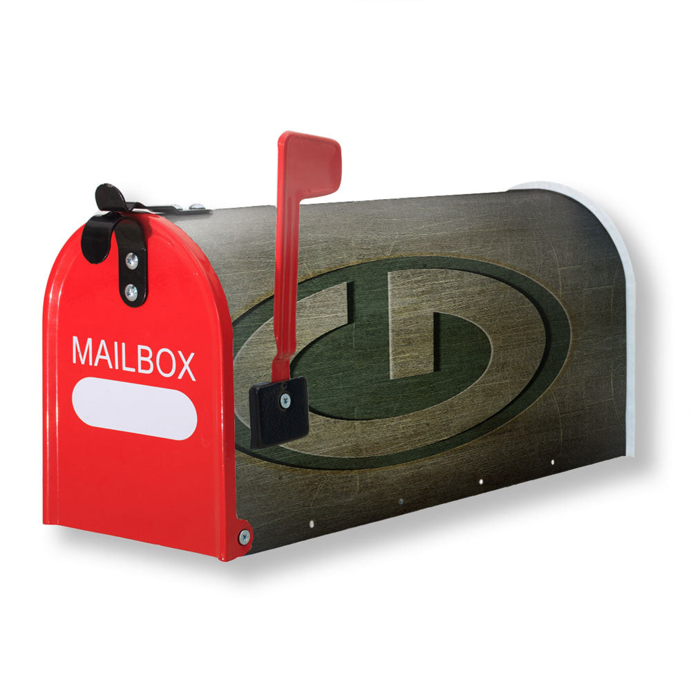 Green Bay Packers Wallpaper Magnetic Mailbox Cover - 18.0" x 21.0"