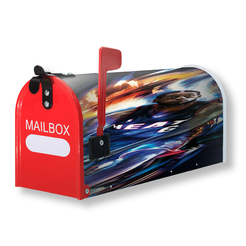 Heat 6 Basket Ball Magnetic Mailbox Cover - 18.0" x 21.0"