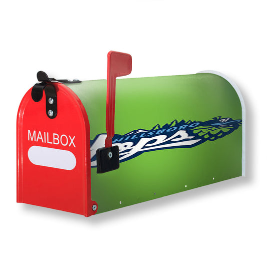 Hillsboro Hops Baseball Logo Gren Magnetic Mailbox Cover 18" x 21" Outdoor Decor