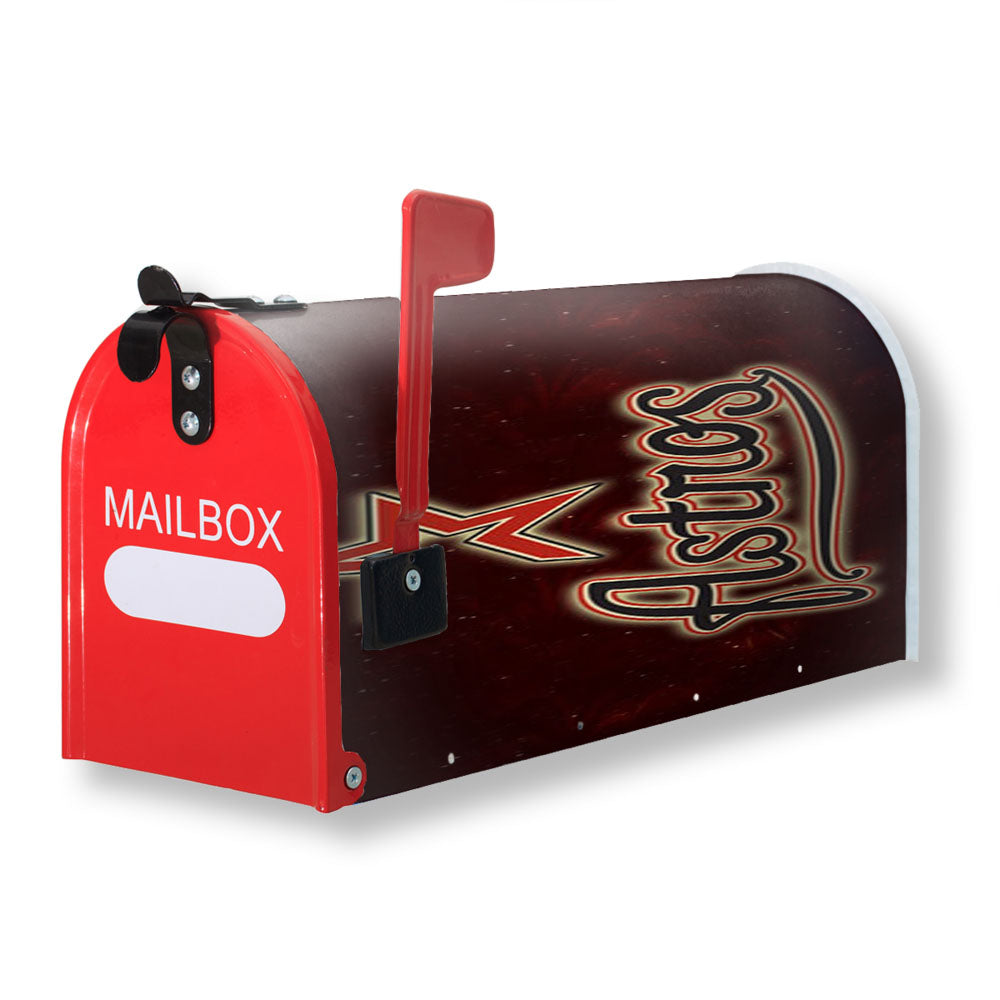 Houston Astros In Galaxy Magnetic Mailbox Cover - 18.0" x 21.0"