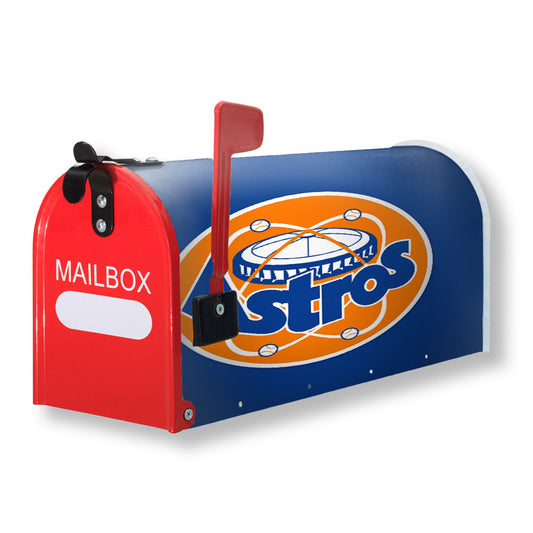 Houston Astros Primary Magnetic Mailbox Cover 18" x 21" Outdoor Decor
