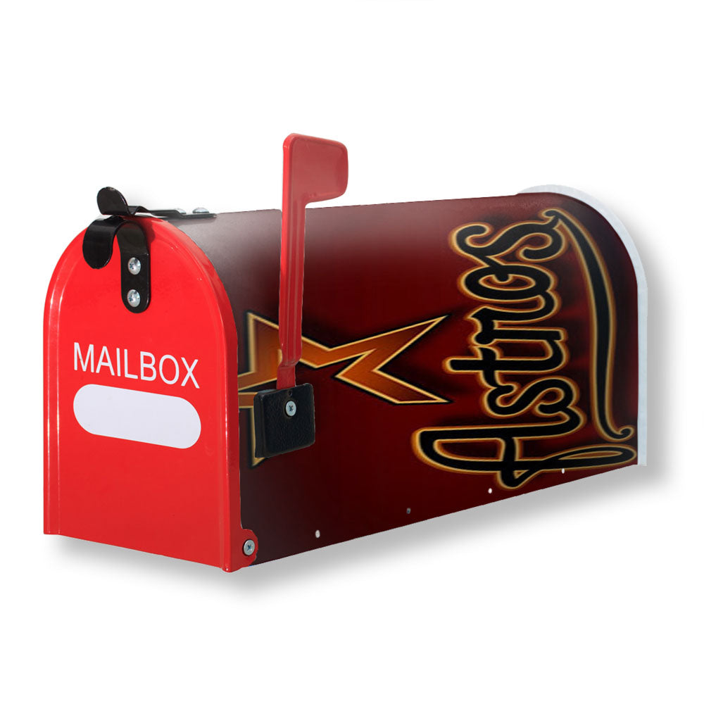 Houston Astros Red Magnetic Mailbox Cover - 18.0" x 21.0"