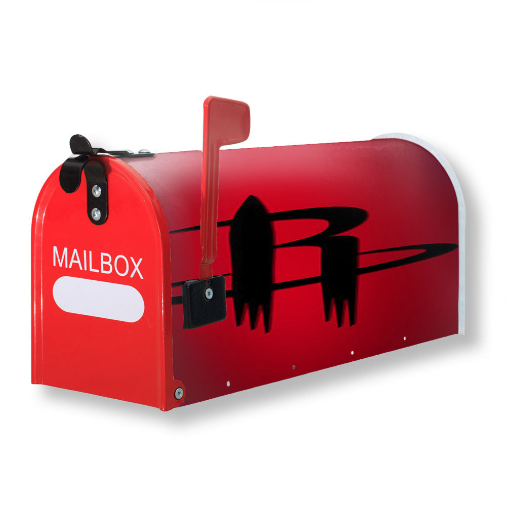 Houston Rockets Logo Red Magnetic Mailbox Cover - 18.0" x 21.0"