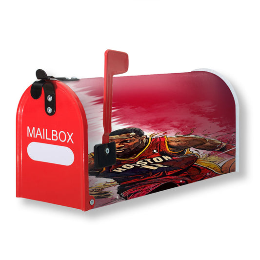 Houston Rockets Player Magnetic Mailbox Cover 18" x 21" Outdoor Decor