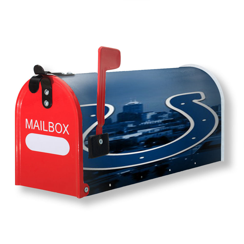Indianapolis Colts Emblem Magnetic Mailbox Cover - 18.0" x 21.0"