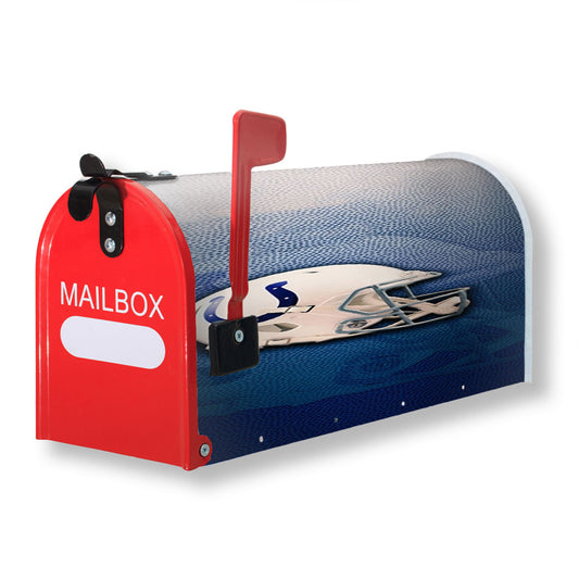 Indianapolis Colts Helmet Magnetic Mailbox Cover 18" x 21" Outdoor Decor