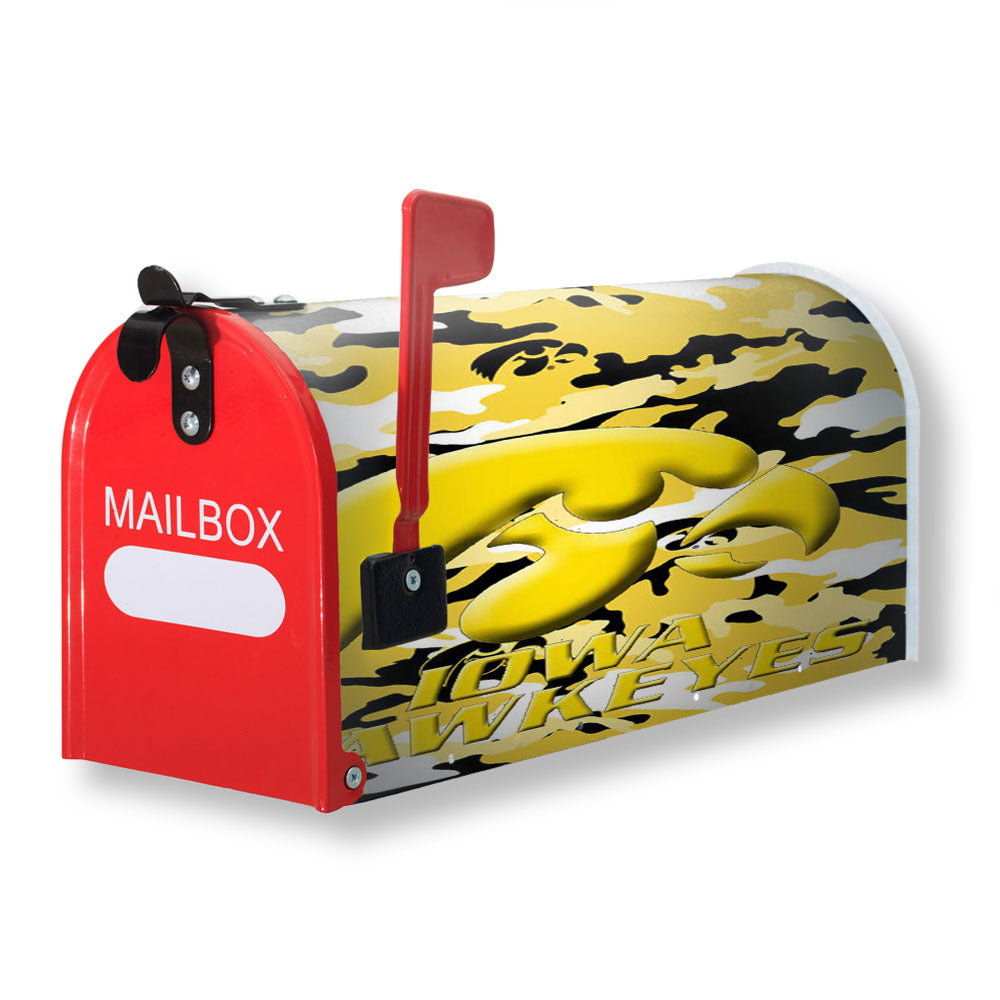 Iowa Hawkeyes Camo Magnetic Mailbox Cover - 18.0" x 21.0"