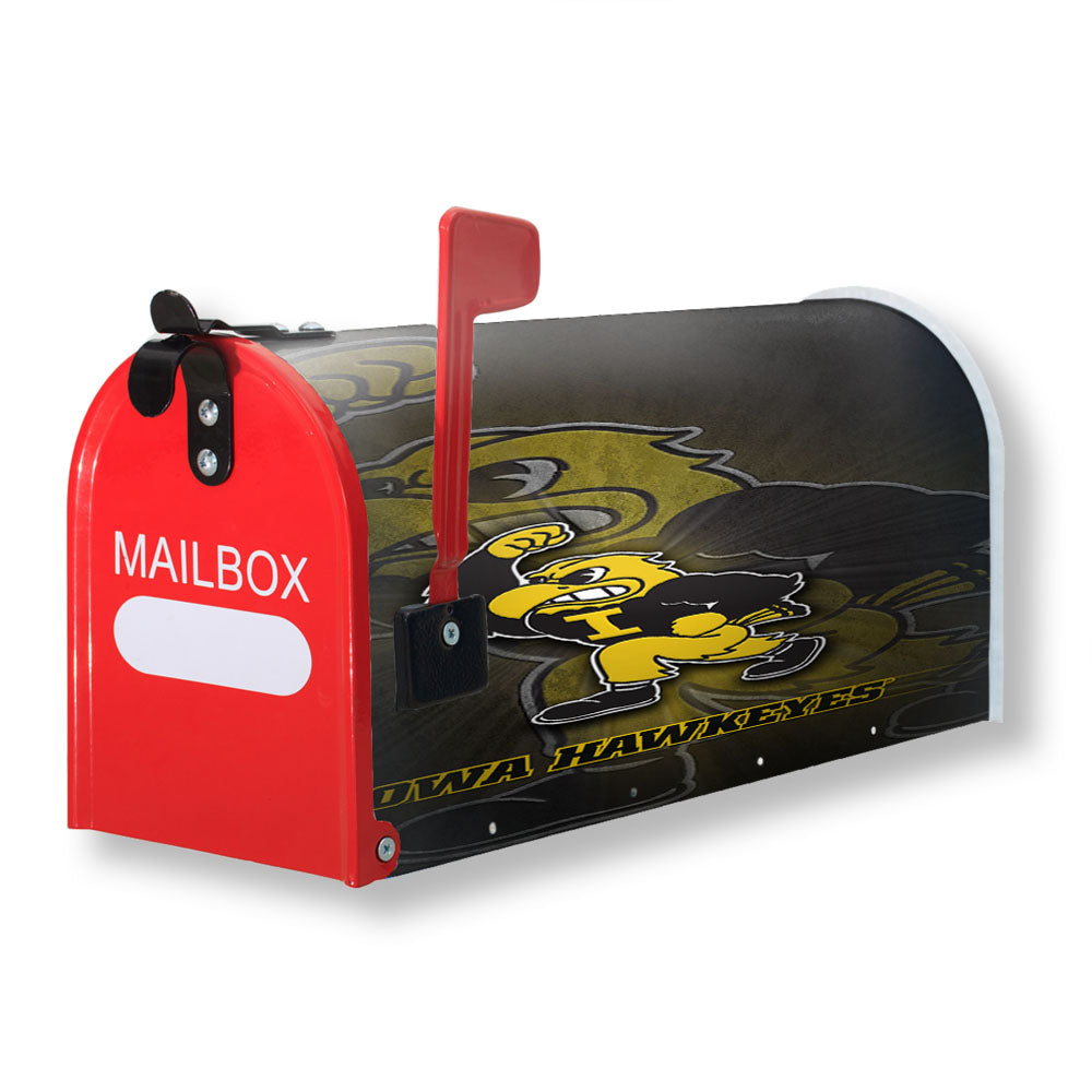 Iowa Hawkeyes Foot Ball Magnetic Mailbox Cover - 18.0" x 21.0"