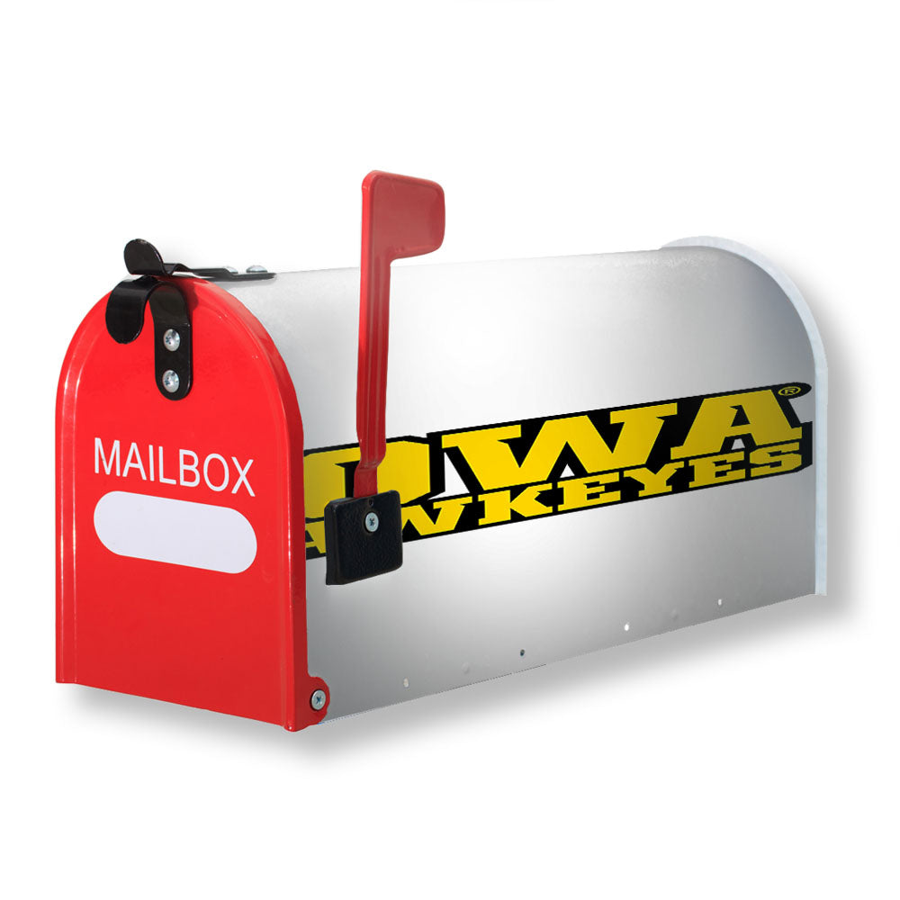 Iowa Hawkeyes Logo Type Magnetic Mailbox Cover - 18.0" x 21.0"