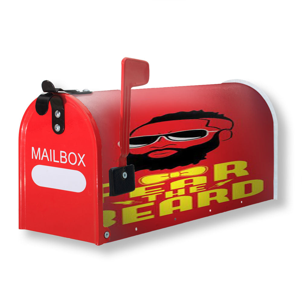 James Harden Fear Red Bow Tie Magnetic Mailbox Cover - 18.0" x 21.0"