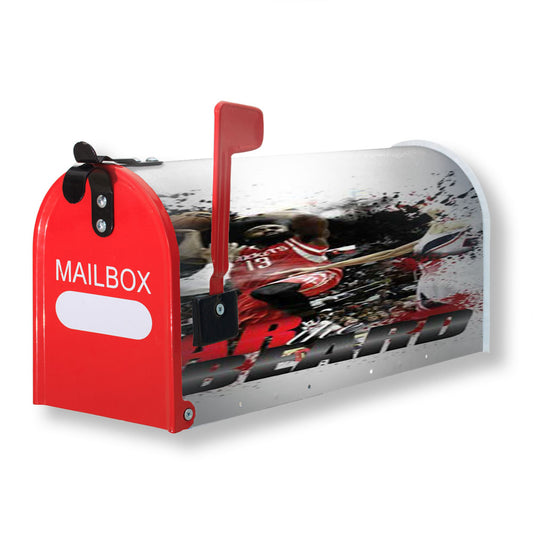James Harden Splatter Magnetic Mailbox Cover 18" x 21" Outdoor Decor