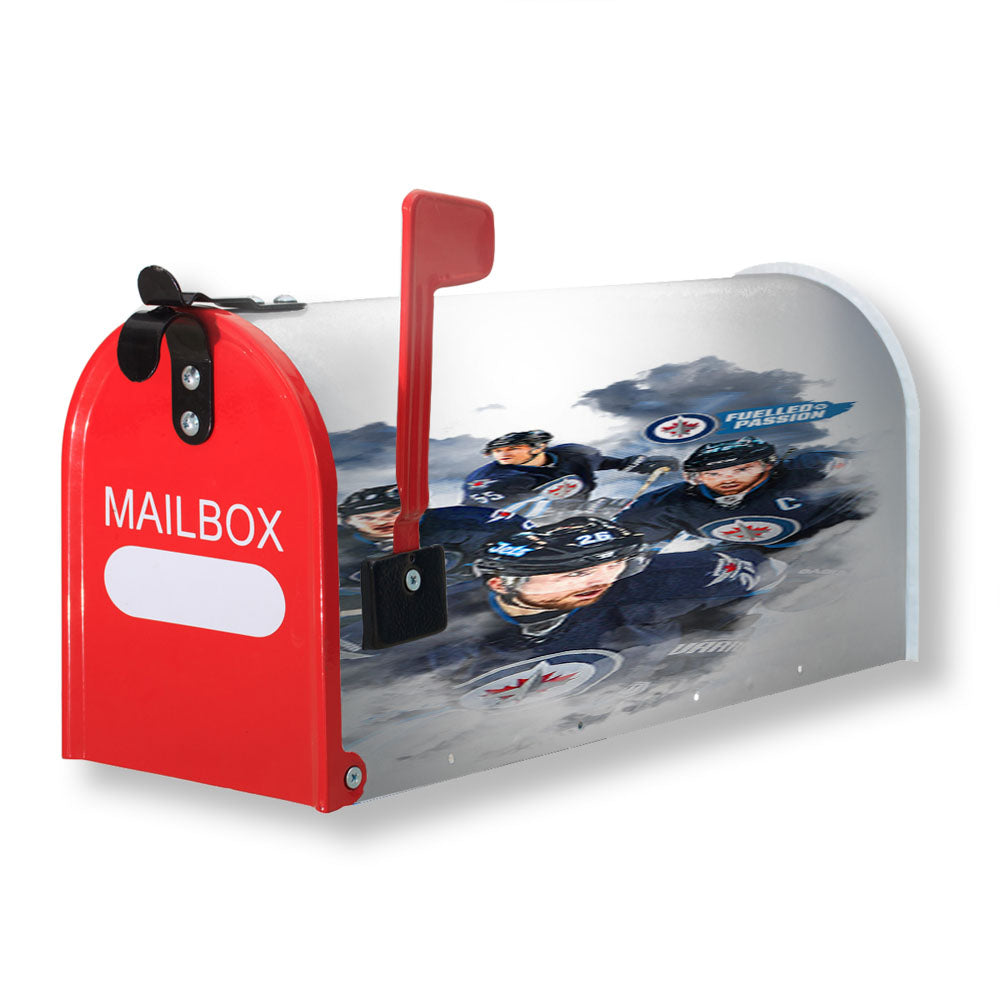 Jets Winnipeg Squad Magnetic Mailbox Cover - 18.0" x 21.0"