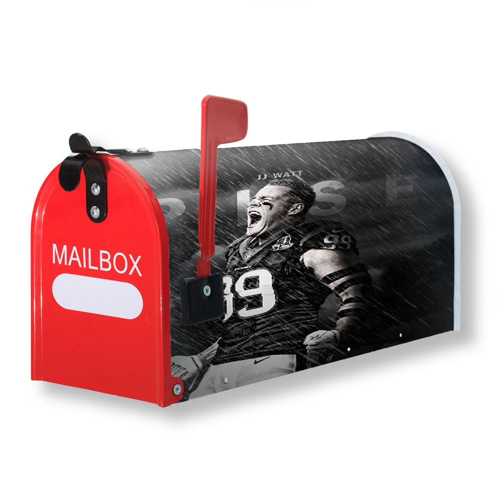 Jj Watt Nfl Pro Playerjpg Magnetic Mailbox Cover - 18.0" x 21.0"