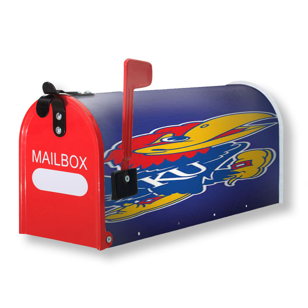 Kansas Jayhawks Big Blue Fade Magnetic Mailbox Cover - 18.0" x 21.0"