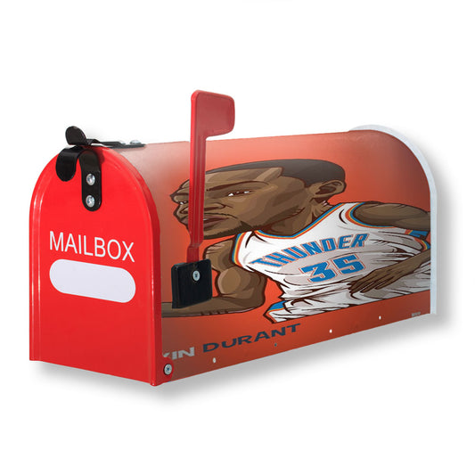 Kevin Durant Cute Magnetic Mailbox Cover 18" x 21" Outdoor Decor