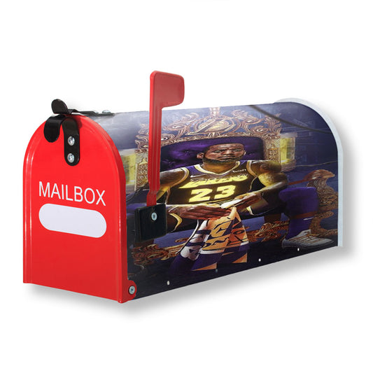 King Lebron James Super Star La Magnetic Mailbox Cover 18" x 21" Outdoor Decor