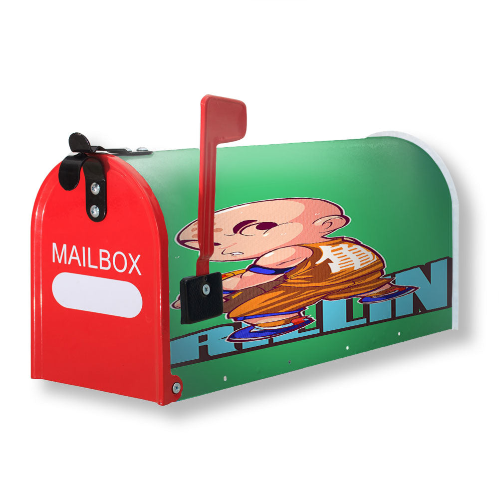 Krillin Basketball Drago Magnetic Mailbox Cover - 18.0" x 21.0"