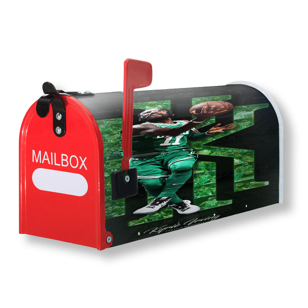 Kyrie Irving Green Magnetic Mailbox Cover - 18.0" x 21.0"