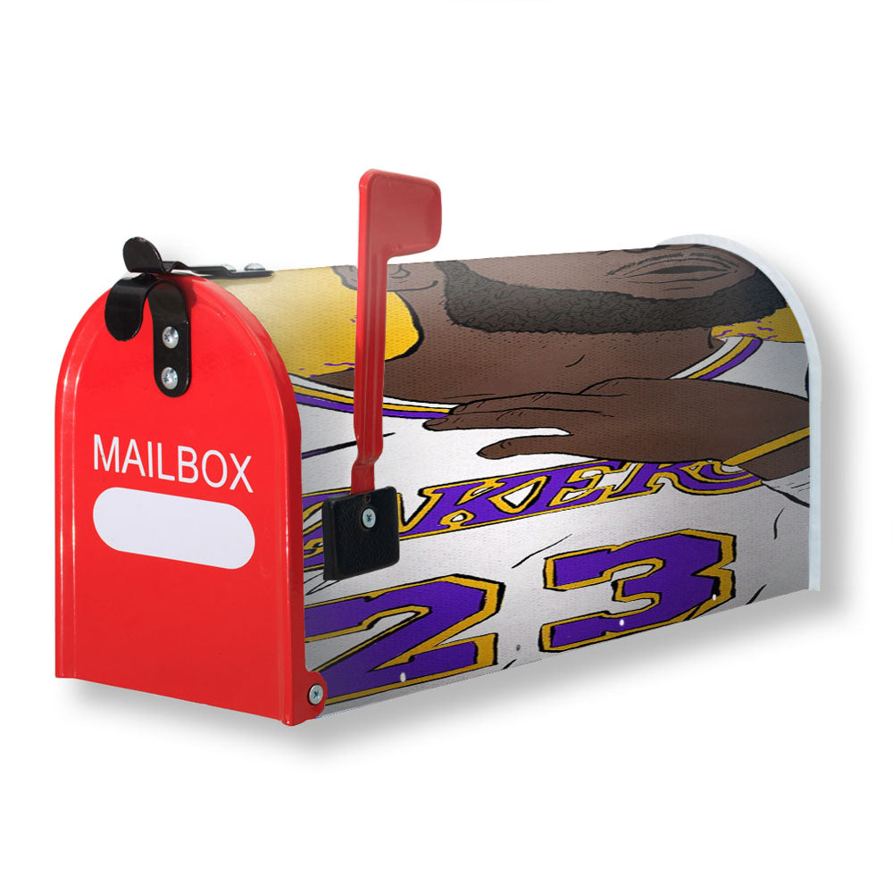 Lakers 23 Nba Legend Magnetic Mailbox Cover - 18.0" x 21.0"