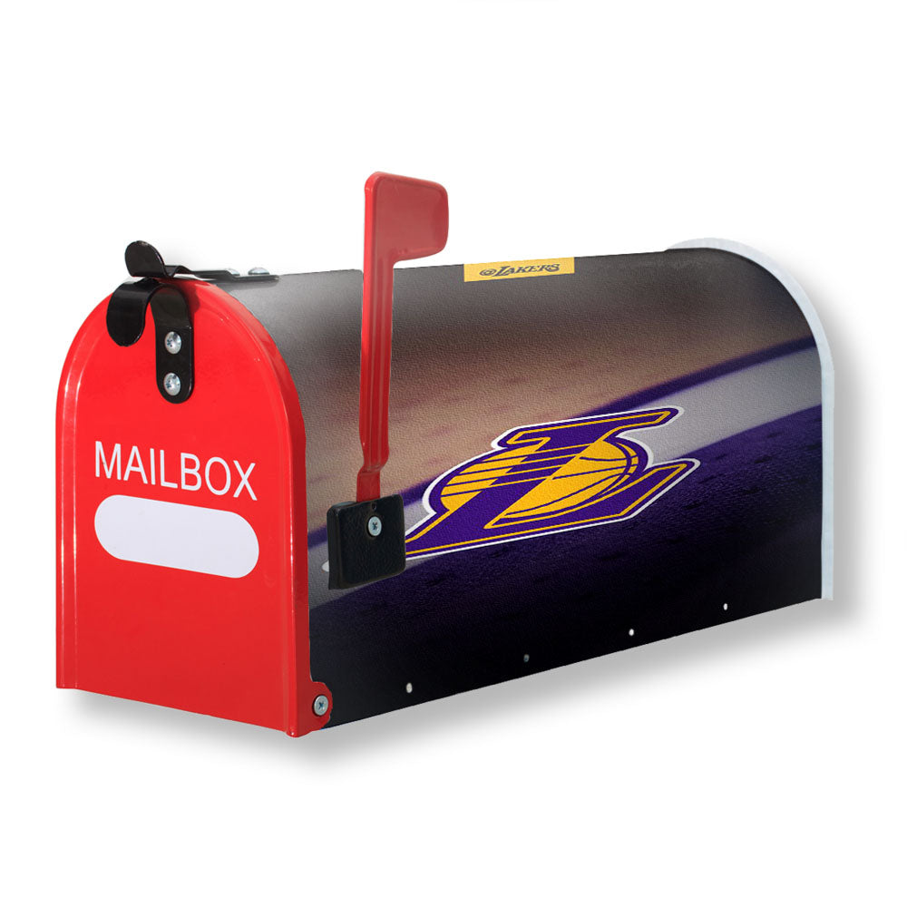 Lakers Logo Jersey Canvas Magnetic Mailbox Cover - 18.0" x 21.0"